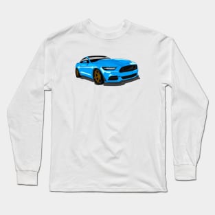 Ford S550 Mustang grabber blue tuned Long Sleeve T-Shirt